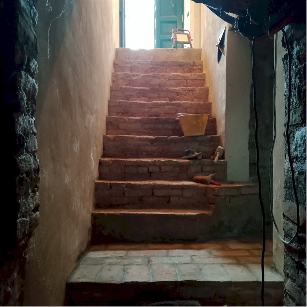 Fig. 11 - Restauro scala